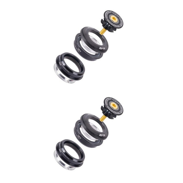 ziyahi Mountain Bike Built-In Palin Bearing Bowl for Ultra-Light Bearing black 2Set