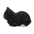 thumbnail image 2 of Hi-Line Gift 87729-A Cat Sleeping Statue, Black & White, 2 of 5