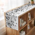 thumbnail image 6 of Table Runners 72 Inches Long Dress Scarves, Black Leaves Farmhouse Kitchen/Dining Table Runner, Coffee Tablerunners, Summer Botanical 18x72 Inch, 6 of 9