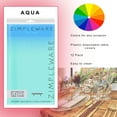 thumbnail image 6 of Aqua 12 Pack Standard Disposable Plastic Party Tablecloth 54 Inch. x 108 Inch. Rectangle Table Cover By Zimpleware, 6 of 6