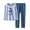 z929B-Blue, variant on SGMVNU Little & Big Boys Girls Pajamas Set Kids Pj's Children's Homewear Long Sleeve Boys Cartoon Train Print Pajama Autumn Winter Warm Pajama(Size 5-6 Years,Grey)