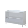 thumbnail image 3 of Marie White Wood Kids 3 Tier Bookcase Display Storage Cabinet With Shelves, 3 of 5
