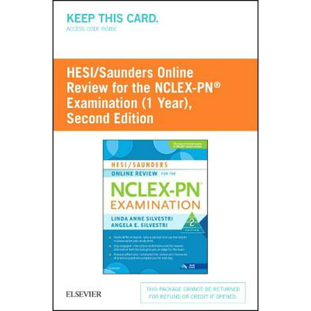 HESI / Saunders Online Review for the NCLEX-PN Examination (1 Year) Access