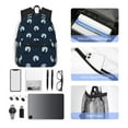 thumbnail image 4 of Balery Wolf And Moon Mochila para Mujeres y Hombres, Mochila Ligera Casual para Viajes, Mochila Clásica Básica para la Universidad, 4 of 6