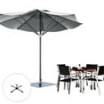 thumbnail image 2 of Heavy Type Sun Protecting Umbrellas Base Outdoor Shades Umbrellas Steel Crosses Anchors Base For Wind Resistance, 2 of 8