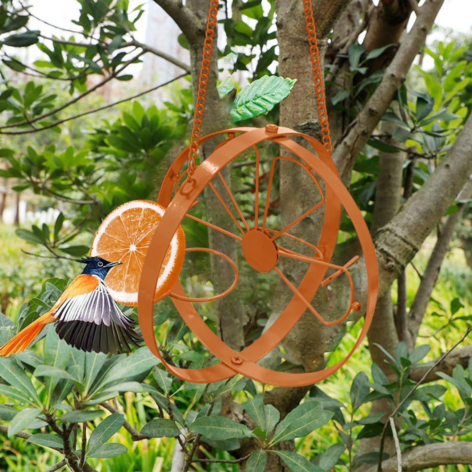 Leak-Proof Hummingbird Feeder for Outdoors, Ant & Bee Resistant with 4 Feeding Ports by PALIFEUR