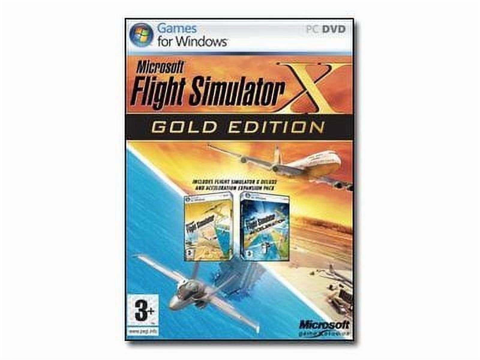Microsoft Flight Simulator X Gold Edition, Simulation Game, DVD