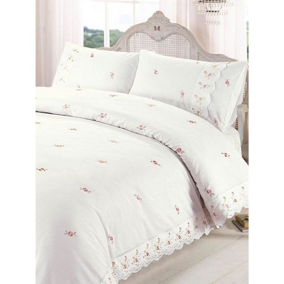 Rapport Sophie Ensemble de Housse de Couette à Motif Floral