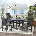 thumbnail image 2 of Charleston HDPE Plastic Patio Dining Chair, 2 of 7