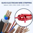 thumbnail image 2 of Juego de herramientas para pelar cables Ainazongo, 10 en 1, con 50 tuercas de alambre, 2 of 7
