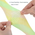 thumbnail image 5 of Uxcell 1.7m Yellow Green Fishing Rod Sleeve Rod Sock Cover Braided Mesh Rod Protector 2 Pack, 5 of 5