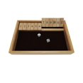 thumbnail image 1 of Juego Shut The Box WE Games Deluxe Wood con 12 números, 1 of 9