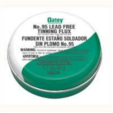 - Oatey Lead Free No. 95 Silver Solder Tinning Flux 1.7 OZ 30374