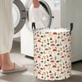 thumbnail image 5 of Fotbe Colorful Autumn Pattern Laundry Basket with Handles, Waterproof Large Laundry Hamper, Wash Bag for Corner Dorm, Rolling Laundry Basket with Handles-Small, 5 of 6