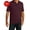 Athletic Maroon, variant on JustBlanks Tall Core Blend Jersey Knit Polo With An Easy To Care For Blend a Stain Release Finish