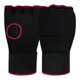 thumbnail image 1 of Vendas de gel para boxeo, protección para guantes interiores y manoplas, ajustables para adultos. Negro y rojo, 1 of 8