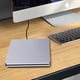 thumbnail image 2 of NOLYTH Unidad de DVD externa USB C SuperDrive para Apple Unidad de CD con ranura para Mac Grabadora de CD portátil Unidad externa de CD/DVD Reproductor de lector de disco óptico delgado de aluminio pa, 2 of 5