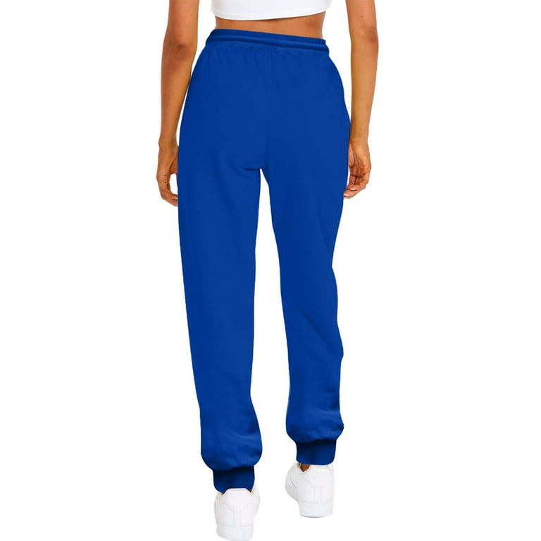 Knosfe Petite Sweatpants with Pockets Fleece Lined High Waist Joggers  Athletic Cargo Pants Straight Leg Lounge Cargo Sweatpants Long Baggy Casual  Women Trousers 3XL 