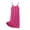 Hot Pink, variant on FRSASU Women's Summer Nightgowns Sleeveless Plus Size Crew Neck Chemise Nightgown Long Soft Nightwear Loose Nightshirts White