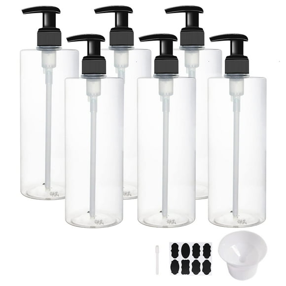 Botellas dosificadoras BPFY, paquete de 6, 500 ml, para aceite de masaje