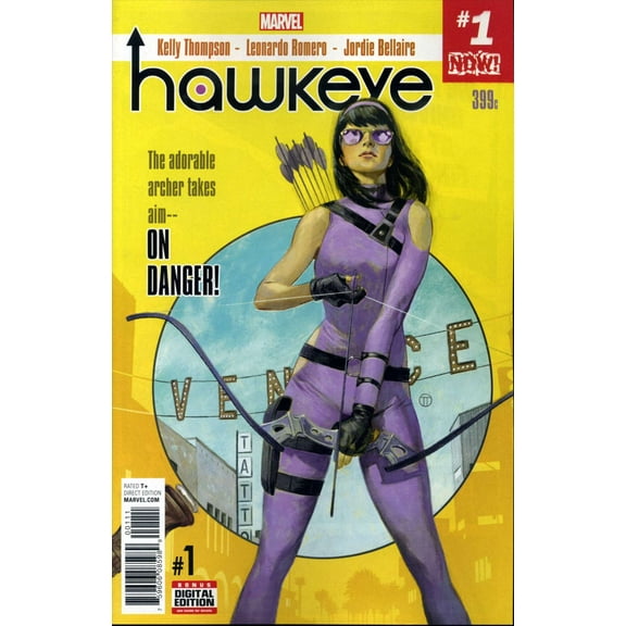 Hawkeye (5th Series) #1 VF ; Marvel Comic Book