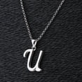 thumbnail image 3 of Collar colgante inicial Sunnimix de plata Con cadena, 3 of 8