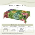 thumbnail image 6 of XMXY Table Cloth Rectangle Table, Flowers Floral Background Dining Table Cover Waterproof Washable Outdoor Tablecloth, 54 X 72 Inch, 6 of 8