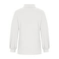 thumbnail image 6 of HAiming Sweatshirts for Women Puff Long Sleeve Turtleneck Pullover Tops 2025 Fall Plus Size Loose Casual Clothes, 6 of 7