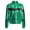 Green, variant on Kids Girls Shiny Metallic Long Sleeve Bomber Jacket Rave Party Coat Outwear Jazz Hip Hop Black 16