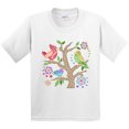 thumbnail image 3 of Inktastic Cozy Birds, Tree and and Flowers Youth T-Shirt, 3 of 5