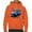 Orange, variant on 25 Ford Mustang Dark Horse Sweatshirt 500 HP Performance Modern American Muscle Car V8 Sports Power Racing Hoodie