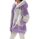 thumbnail image 3 of Akivide Chaquetas de forro polar para mujer, sudadera con capucha de gran tamaño, abrigos con cremallera para otoño e invierno, prendas de vestir cálidas para mujer, 3 of 5