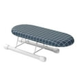 thumbnail image 2 of Rongfmy Small Tabletop Ironing Board Ironing Cuffs Neckline Foldable Legs for Apartments Blue, 2 of 7