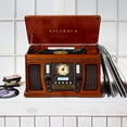 thumbnail image 5 of Victrola Aviator Tocadiscos Bluetooth 8 en 1 y centro multimedia con parlantes estéreo incorporados - Tocadiscos de 3 velocidades, grabación de vinilo a MP3, transmisión inalámbrica de música, caoba Victrola ‎VTA-754B, 5 of 5