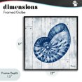 thumbnail image 4 of Stupell Industries Rustic Lodge Coastal Timberland Nautilus Black Framed Giclee Art, 17 x 17, by Paul Brent, 4 of 8