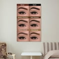 thumbnail image 7 of Eyebrow Pencil Effect Design Poster Eyebrow Pencil Color Guide Art Poster Beauty Salon Decor Poster Decorative Painting Canvas Wall Art Living Room Posters Bedroom Painting, 7 of 7