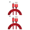 thumbnail image 2 of Methold Cable de carga Micro USB 3A (máx.), 1/2M, tipo C, Cable de datos de carga rápida, Cable de carga tejido de nailon para Cable Type7 NO7, 2 of 6