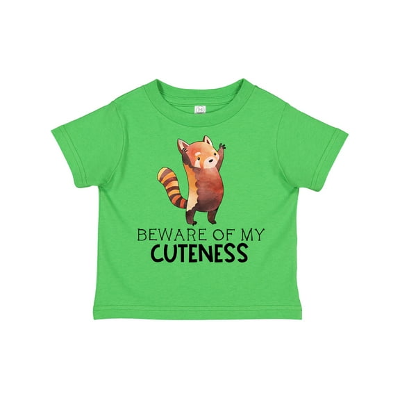 Inktastic Beware of My Cuteness Cute Red Panda Boys or Girls Toddler T-Shirt