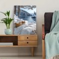 thumbnail image 5 of Winter Landscape Canvas Print/Wall Art， Suitable for Bedroom， Living Room， Bathroom， Office， and Hotel Decoration., 5 of 8