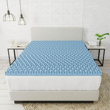 Dream Serenity® 2-Inch Memory Foam AcuRelief Zoned Memory Foam Mattress Topper, Twin, Double, Queen, King