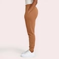 thumbnail image 5 of Women's High Waisted Sweatpants Athletic Pants Baggy Joggers Lounge Workout Jogging with Pockets Light Brown XL, 5 of 6