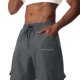 thumbnail image 3 of Pantalones de trabajo para hombre, de color liso, con cordón, cintura elástica y múltiples bolsillos, 3 of 6