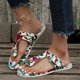 thumbnail image 1 of Sandalias de mujer Sandalias de moda de verano Zapatillas planas Chanclas Sandalias de playa con punta abierta Wmkox8yii ytu9945, 1 of 6