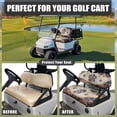 thumbnail image 4 of Jeiento Cute Paw Golf Cart Front Seat Cover Set Boho Flower Golf Cart Seat Blanket Fit for Club Car Precedent Ordinary Front Seat Cushion Soft and Comfortable, 4 of 7
