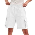 thumbnail image 4 of Admvng Women's Cargo Shorts Casual Loose Fit Multi Pocket Summer Outdoor Shorts, 4 of 9