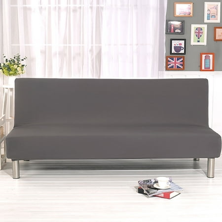 Stretch Sofa Bed Cover Couch Slipcover Armless Full Cover Couch Slipcover Armless Sofa