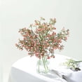 thumbnail image 2 of Efavormart 4 Pack - 27" Babys Breath Artificial Flowers, Gypsophila Real Touch Silk Flowers Stem - Coral for DIY, Wedding, Party, Home, Floral Arrangement, Garden Decoration, 2 of 11