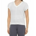 thumbnail image 3 of Splendid Studio V-Neck Sheer Stripe Top White, 3 of 13