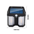 thumbnail image 3 of TopLLC Solaire Lumière 3 Vitesses Réglable Mur Extérieur LED Solaire Lumière Extérieure IP65 Sans Fil Solaire Projecteur Approprié pour Porche Jardin Terrasse Voie Solaire, 3 of 8