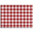 thumbnail image 2 of Kitchen Rugs Non Slip Kitchen Floor Mat Red and White Checkered Set 2 Piece Kitchen Rug Yoga Mat, 2 of 6